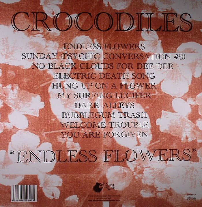 endless flowers crocodiles zip